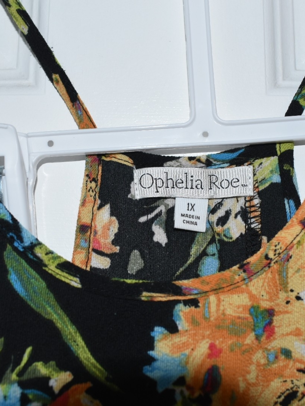 Ophelia Roe Black Floral Camisole
